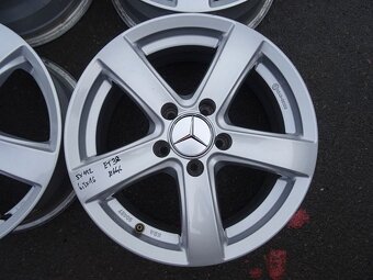 Alu disky na Mercedes 16", 5x112, ET 38, šířka 6,5J - 3