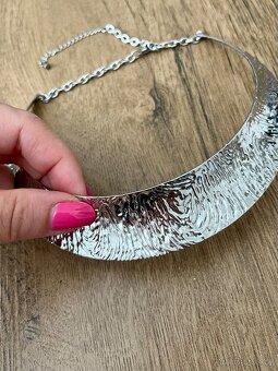 Krásný nový ocelový náhrdelník - 3