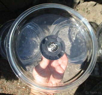 Skleněné parní nástavce s poklicí set 4ks - 3