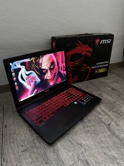 HERNÍ NOTEBOOK MSI-i5/SSD+HDD/GTX/WIN - 3