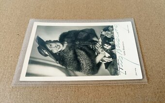 Lída Baarová, autogram, propagační fotografie, top stav - 3