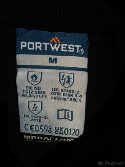 Polokošile (M) nehořlavá antistatická PORTWEST MODAFLAME - 3