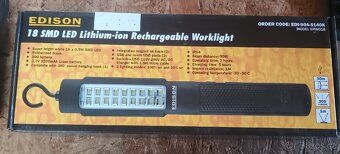 Pracovní světlo 18 SMD nabíjecí - LED lithium-ion - 3