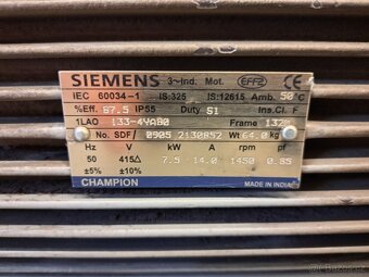 Elektromotor siemens 7,5kW, 400V, 1450 ot/min - 3