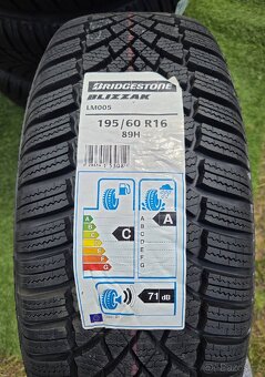 Nové zimní pneu Bridgestone Blizzak LM005 195/60/16 - 3