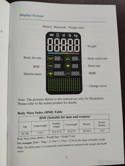 Váha Lepulse F4 Pro s analýzou tělesného tuku, svalů,... - 3