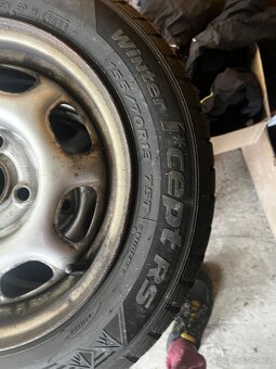 155/70 R13 75t zimní, disky 4x100 - 3