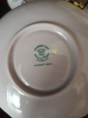 Krásný růžový porcelán Leander 1946, 14 karát gold - 3