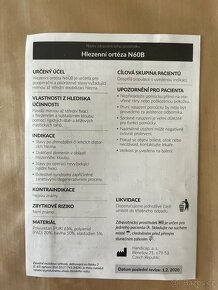 Ortéza hlezenní N60B s křížovým tahem - NEPOUŽITÁ - 3