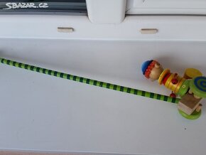 Dřevěná hračka šašek na tyči - 3