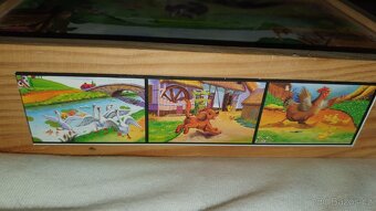 Dřevěné kostky, puzzle pro nejmenší - 3