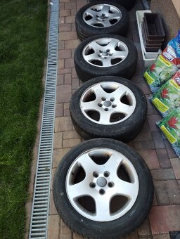 ALU kola 5x112R16 pneumatiky 205/55/16 - 3