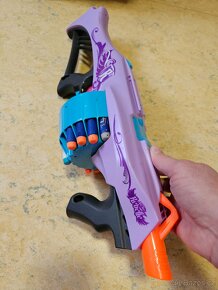 Nerf pro dívky, kulomet, kabelka pistole, luk. - 3
