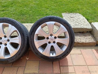 Originál kola Opel 17x7.0 ET 39 + letní pneu 7mm - 3