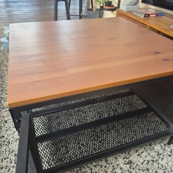 FJÄLLBO Stolek s úlož.prostorem, černá, 68x68x48 cm - 3