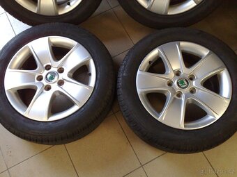 alu kola 5x112 r16 original skoda 205/55/16 - 3