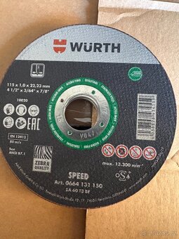 Řezné ,dělící kotouče Reca , Würth , od 20 Kč - 3