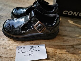 27 dívčí boty-CONVERSE tenisky, černá jarní obuv. NOVÉ - 3