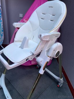 Dětská jídelní stolička a lehátko - Peg Perego jako nové - 3