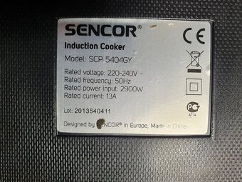 indukční vařič SENCOR - 3