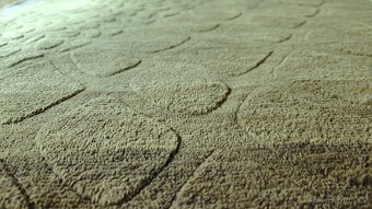 Vlněný koberec Shadow – zelená / olivově zelená - 3