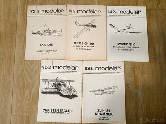 Plány modelář letecký motor enya os pet vrtule kužel letadlo - 3