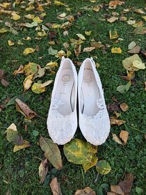 Svatební boty - vel.38,5 - 3