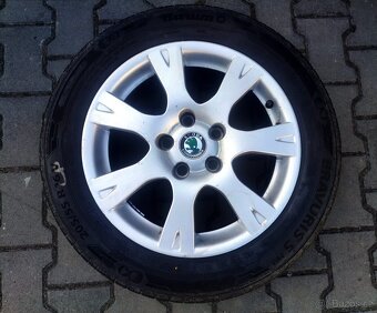 Alu kola originál Škoda Octavia II 5x112 R16 Sirius - 3