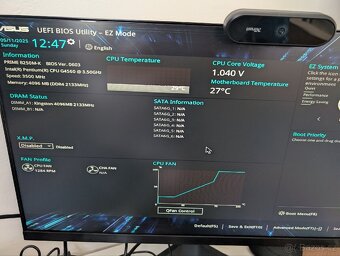 ASUS PRIME B250M-K + Intel CPU + 4GB RAM DDR4 - 3