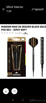 Šipky Soft nové nevhodný dárek nevyhovující gramáž - 3