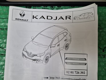 osvětlené dekorativní lišty prahů přední Renault Kadjar 8201 - 3