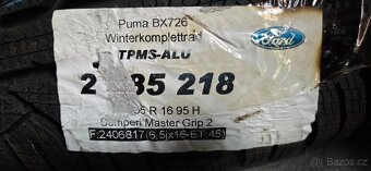 Alu kola Ford Puma 16" 5x108, z. Semperit 205/65R16 - 3