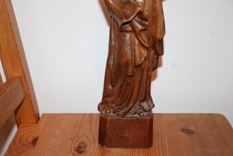Marie a Jezulátko soška socha dřevo (225H) - 3