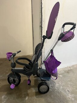 Tříkolka Dream Team Purple Black 4v1 smarTrike - 3