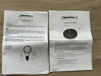 Neviditelné sluchátko s indukční bluetooth smyčkou 10W - 3