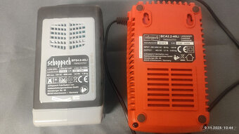 Prodám AKU nabíječku s baterií 4Ah pro AKU nářadí Scheppach - 3