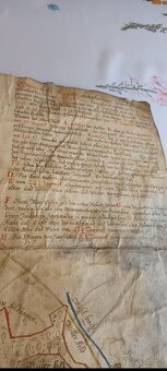 Stará barokní mapa 1785 - 3