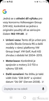 Škoda Octavia II RS výfuk - 3