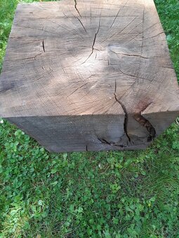 dubová stolička sedátko + doprava zdarma - 3