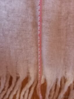 krémová šála - 3