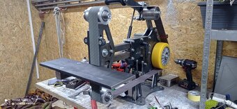 Pásová bruska,díly na stavbu - 3