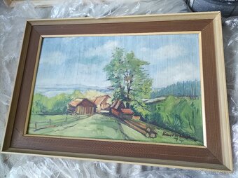 Staré obrazy. 7 ks. - 3