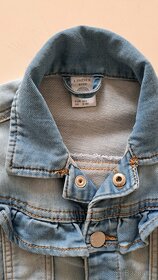 jeansova bunda lindex, vel 104 - 3