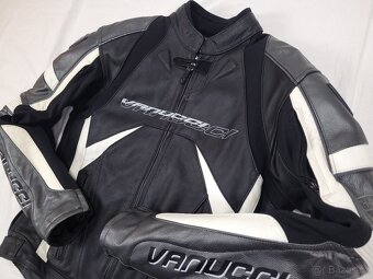 Vanucci Montigo Racing pánska kožená moto kombinéza S 48 - 3