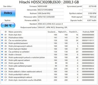2 TB 3,5" HDD SATA TOSHIBA (HITACHI HDS5C3020BLE630) - 3