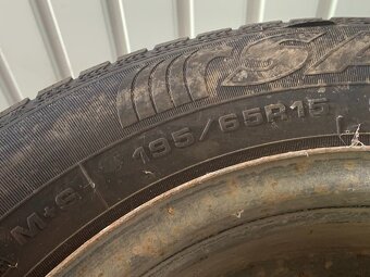 4x Zimni pneu 195/65 R15 91T Sava Eskimo S3 + disky - 3