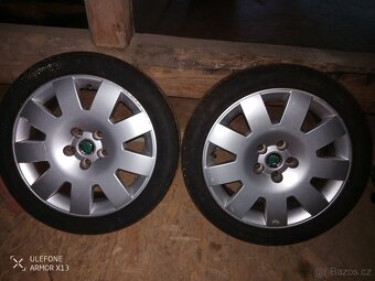 17" alu kola originál Škoda 5x112 7Jx17H2 ET37 - 3