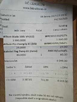 Tenisová raketa Wilson Blade 100L V9 G2 - 3