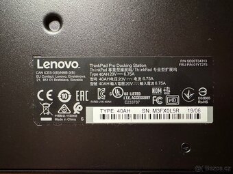 Thinkpad Pro Docking Station 40AH USB-C + 135W adapter - 3