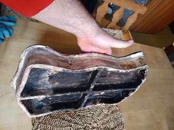 Secesní velký figurální kachel - 3